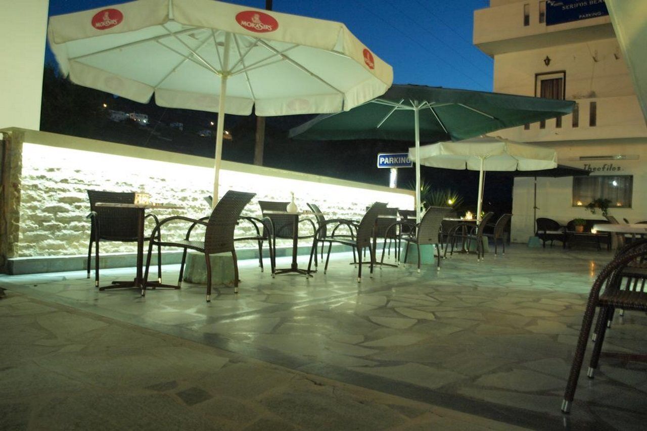 Serifos Beach Hotel Livadi  Bagian luar foto